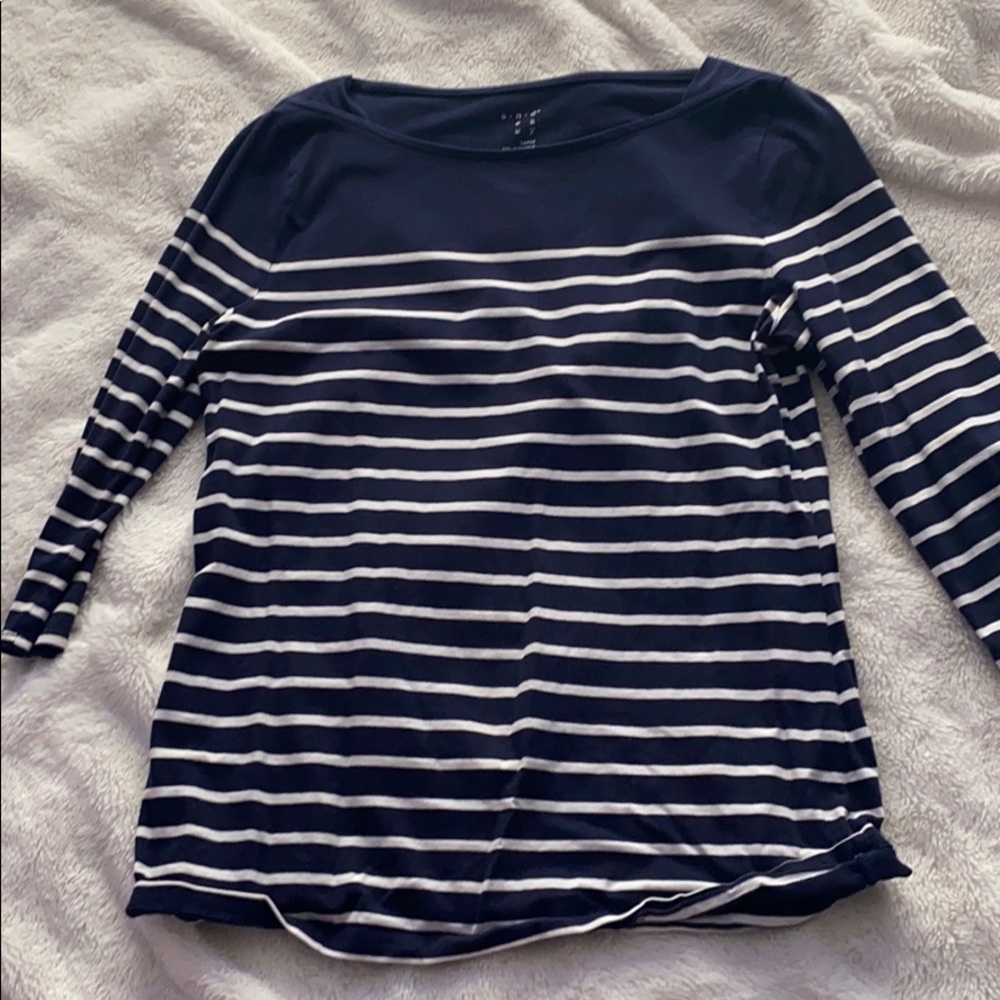 Long sleeve stripped shirt